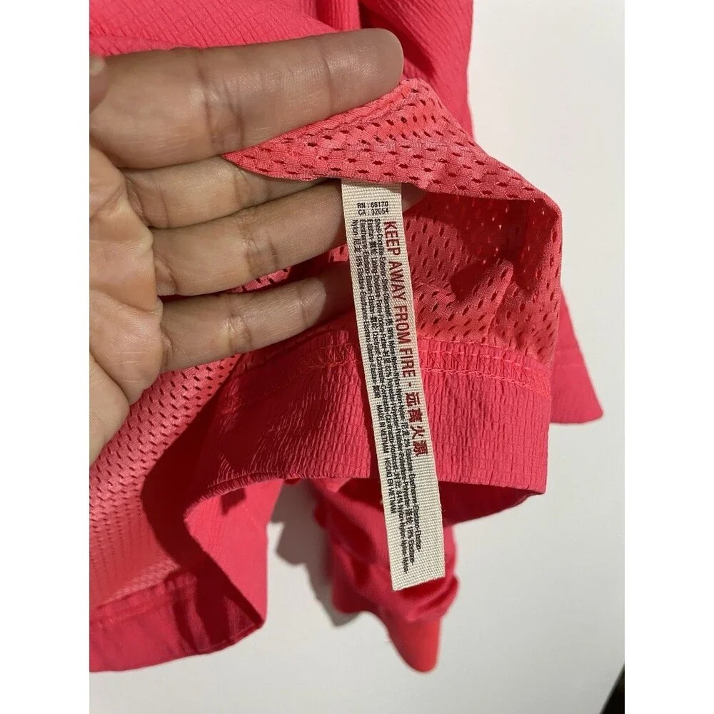 Free People Movement Jacket M Pink Solid Run Wild Hooded Athleisure Gym Training